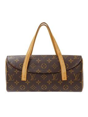 Louis Vuitton Bag Handbag Monogram Canvas Sonatine Brown Handheld Flap Type
